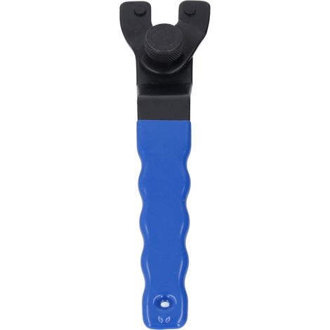 Kit de clé à molette M14 pour meuleuse d'angle, comprenant un écrou de blocage et une clé réglable pour disque de coupe et de meulage. (1/5)