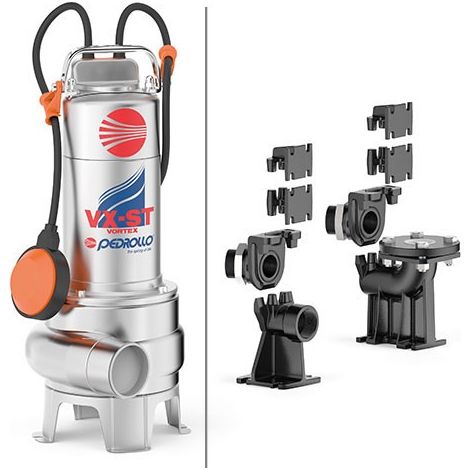 Pedrollo VXm 10/35-ST - Bomba eléctrica para las aguas residuales VÓRTICE de agua de una sola fase