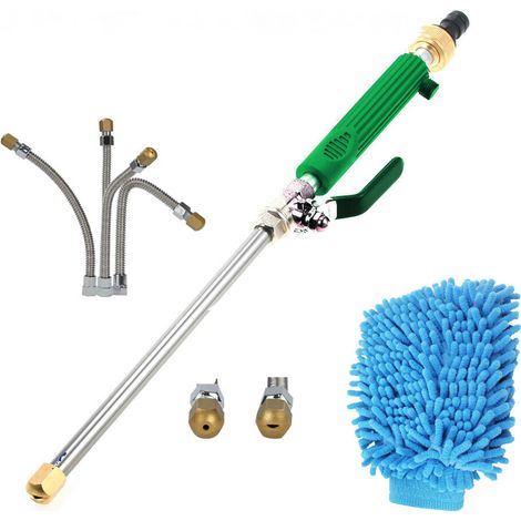 Power Washer ,Buse À Eau Haute Pression ,Lance De Pulvérisation Pour Tuyau D'Arrosage , Aucune Fuite Eau Lavage Pompe Pression Pistolet ,Outil Nettoyage D'Arroseur Buse Pulvérisation,Vert (1/3)