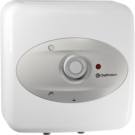 Elektrischer Warmwasserbereiter Chaffoteaux Lt.10 über der Spüle