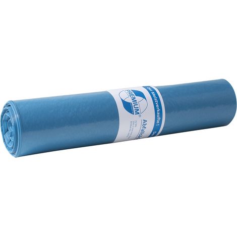 Deiss Premium 10042 immondizia 700 x 1100 mm x 0.05 mm 25 per rotolo blu (1/5)