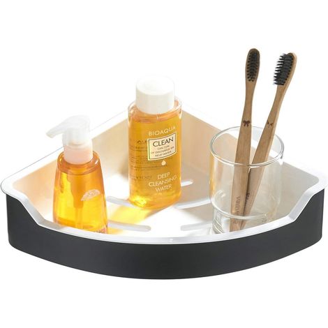 Jiajia AI, Etagère de Douche d'angle en Paniers Antirouille pour, Aluminium pour jardin, terrasse et extérieur (1/5)