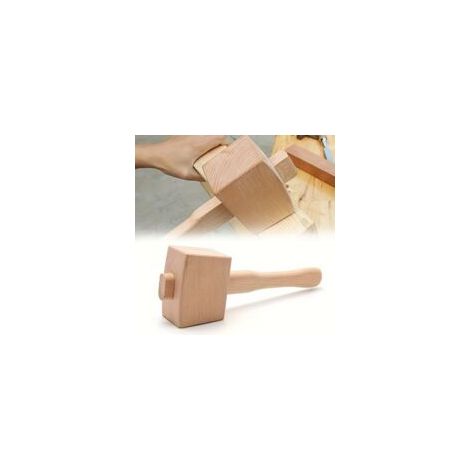 Maillet Bois Menuisier - 1 pièce, Maillet Bois Marteau - Pour Bricoleur/Travail du Bois (1/5)