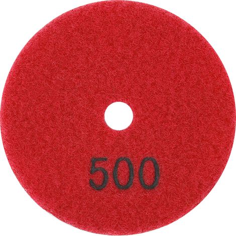 3inch Round Diamond Polishing Pad Granite Marble Grinding Disc Wet Polisher Tool (500) (1/5)