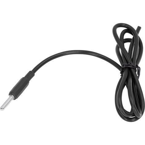 Kit de cordons de test banane 4 mm mâle-mâle en laiton et PVC, 32 A, 1000 V, pour tests électriques, noir