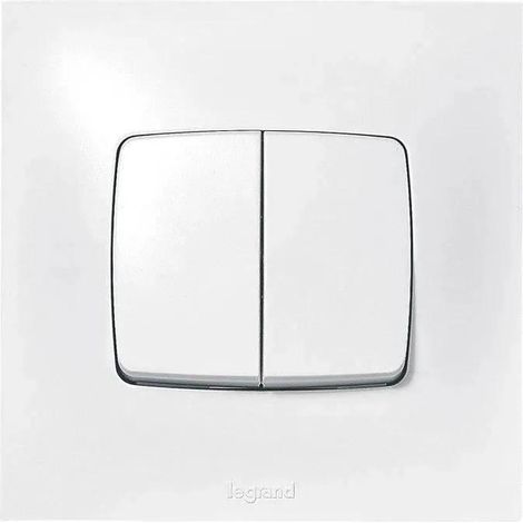 Legrand Neptune doppio interruttore bianco 2300W