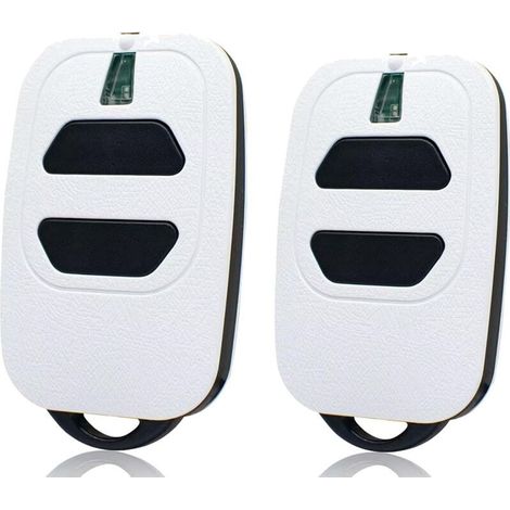 Lot de 2 émetteurs portatifs 433,92 MHz – Compatible DEA GTI2/4, GT2/4, Mio TR2/4, Mio TR2N/4N – Télécommande pour motorisations