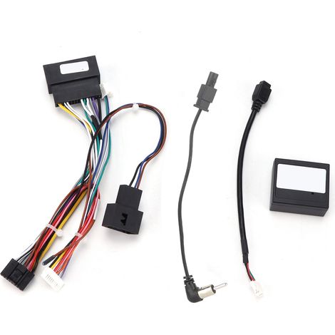 Faisceau adaptateur 16 broches avec boîtier Canbus pour autoradio Ford Focus Kuga Edge (1/5)