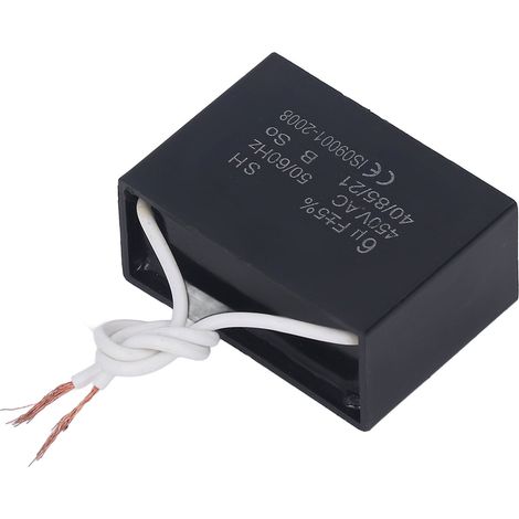 450 V AC 6 µF 50/60 Hz Anlaufkondensator, Zubehörteil für Motoren, Lüfter, Pumpen und Generatoren – zuverlässiges Ersatzteil (1/5)