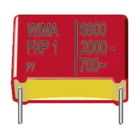 Wima FKP1R021005D00KSSD 1 pc(s) Condensateur à film FKP sortie radiale 0.01 µF 1250 V/DC 10 % 22.5 mm (L x l x H) 26.5 x 7 x 16.5 mm W38377 (1/2)