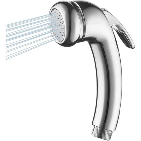 Hochdruck Duschkopf 1/2" Gewinde Wassersparender Duschkopf Umweltfreundlicher Duschkopf Handbrause ABS Silber mit Abschaltfunktion (1/5)