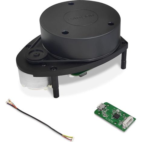 Télémètre 2D 360 degrés 12 mètres Scanner de capteur LIDAR pour éviter les obstacles et la navigation des robots (1/5)