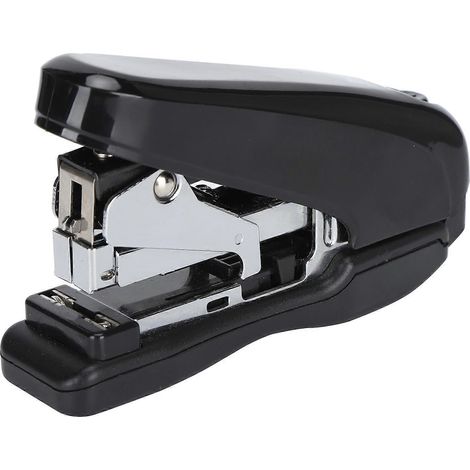 Agrafeuse LaborSaving avec poignée ergonomique, type escamotable, aiguille plate épaisse, fournitures de bureau (1/4)
