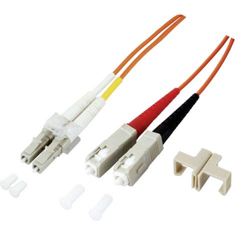 Câble de raccordement FO EFB Elektronik O0360.2 [1x LC mâle - 1x SC mâle] 9/125 µ Singlemode OS2 2.00 m W19281 (1/2)
