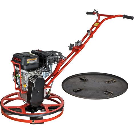 Dema – Talocheuse hélicoptère mécanique pour béton – Ø de travail 60 cm – Moteur 4 temps 4.1 kW – Vitesse 60-140 t/min – Pales interchangeables