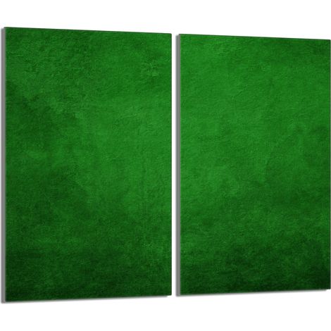 Glasschutzplatte für Herd 2x30x52 Grün (1/5)