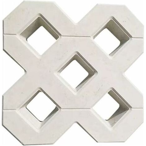Moule à pavé ou carrelage,Moule A Pavé,Moule Pour Dalles En Beton Bricolage Square Garden Chemin béton plastique Brique de pavage Propylène Pavement Mold Walkway Jardin Bâtiments Accessoires (1/5)
