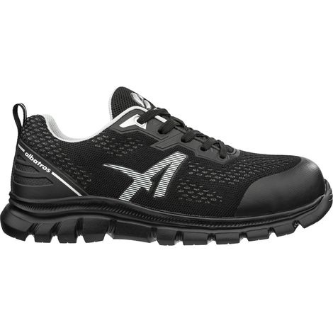 Zapato de seguridad Albatros Levitate 647220 S1PS ESD Gris Negro4747 Negro