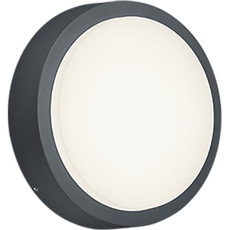 BREG PLAFONIERA LED DA ESTERNO FUSIONE DI ALLUMINIO ANTRACITE D. 20CM IP54 8,5W · 1x 850lm, 3000K (1/5)