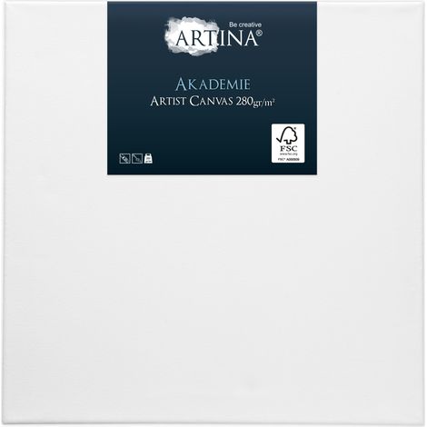 Artina - Châssis entoilé - Toile à Peindre - Akademie 40x30x1 cm