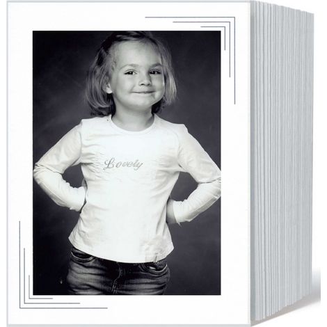 Daiber 125 Endless Leporellos Album Photo Blanc 13x18 cm