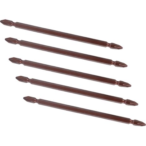 Kit de 5 embouts de tournevis de 150 mm avec tournevis à double tête, pour réparation électrique et pièces de rechange. (1/5)