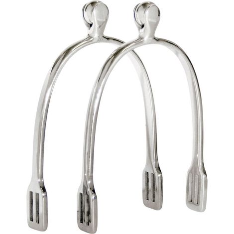 Éperons féminins Soft Touch en acier inoxydable avec une large roue horizontale
