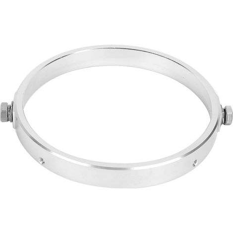 Support de phare rond universel en alliage d'aluminium 7 pouces pour conversion voiture/moto, argent (1/4)