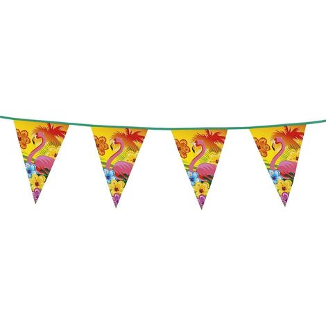 Hibiskus-Flaggenbanner 6 m