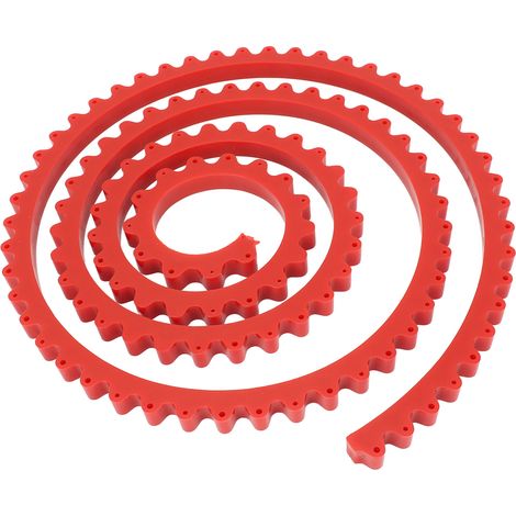 Gabarit de profilage pour le travail du bois à engrenages, flexible et réglable, pour formes complexes et contours, 1 m / 3,28 pi (1/5)