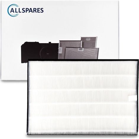 Filtro HEPA NanoProtect de AllSpares para purificador de aire compatible con Philips FY1410/30 (360 x 275 x 28 mm)