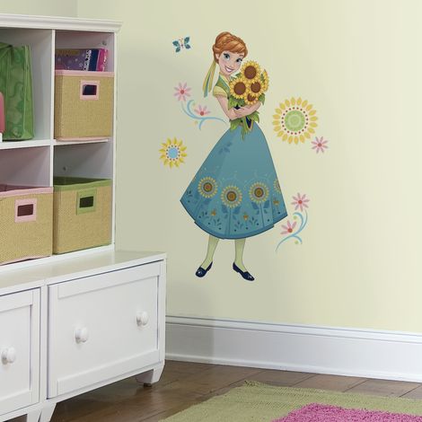 Sticker géant Anna Fever Reine des Neiges Disney (1/2)