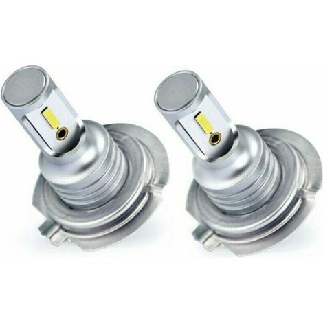 H7 LED Bulb, 1000 LM 6000K Extremely Bright White LED Headlight Bulb, IP68 Waterproof All-in-One Plug and Play Conversion Kit, 2 H7 Bulbs 13th (1/4)