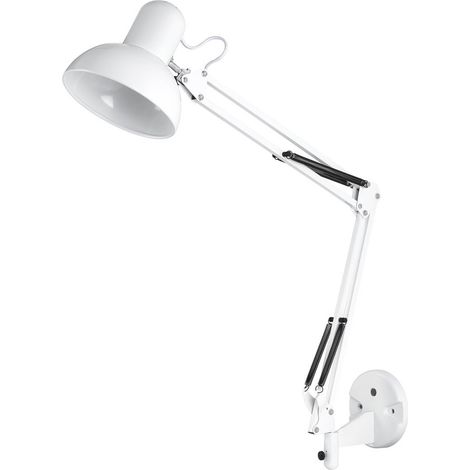 Lampada da parete bianca Samassi E27