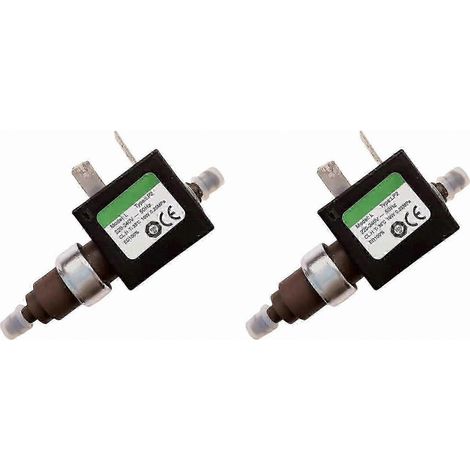 Deux pompes électromagnétiques, pompes à eau auto-amorçantes 220V 19W, compatibles avec les balais vapeur et les fers à repasser vapeur CEME E15. (1/5)