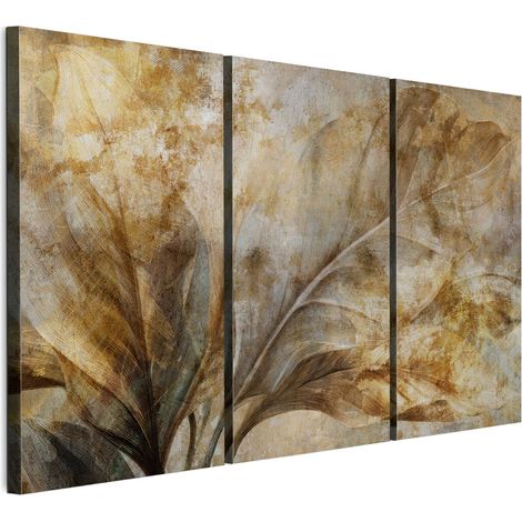Quadro su tela italiana 90 x 60 cm trittico - stile rustico - natura Quadro su tela italiana 120 x 80 cm trittico - stile rustico - natura (1/5)