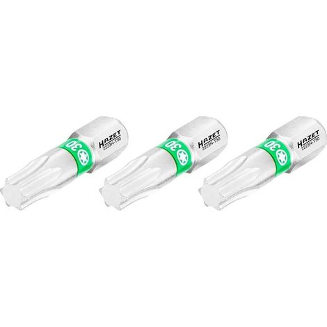 Embout-tournevis (bit) Hazet 2223N-T30/3, hexagone massif 6,3 (1/4 pouce), profil TX intérieur, T30, nombre d'outils : 3 (1/3)