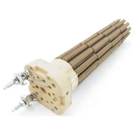 Résistance stéatite monophasée 1800W diamètre 47mm, longueur 325mm.