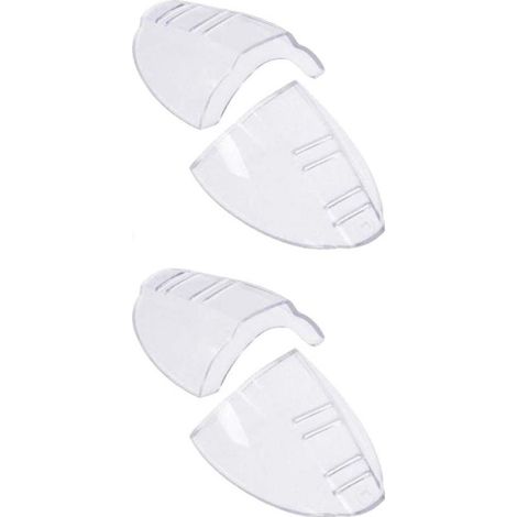Lot de 2 paires Protections latérales, TPU souple, Transparentes, 50x45x20mm, pour lunettes de sécurité (1/5)