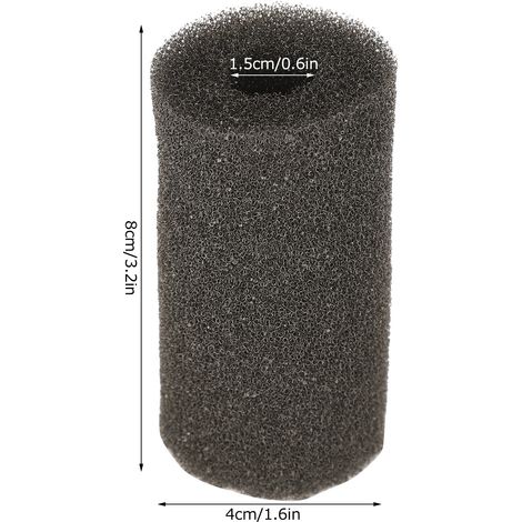 20 Pièces Filtre à Eau d'Aquarium avec Éponge Protecteur pour Entrée d'Eau, Accessoires de Remplacement à Petits Trous (1/5)