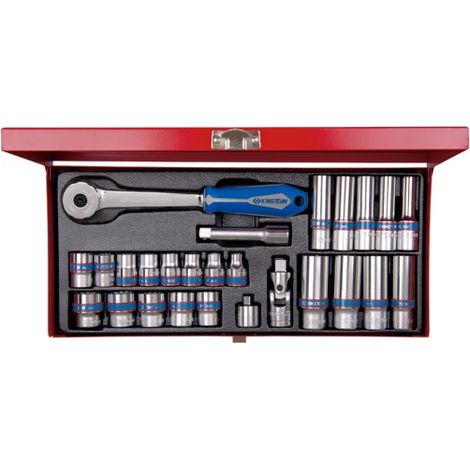 KING TONY - Coffret douilles 3/8" 26 pièces