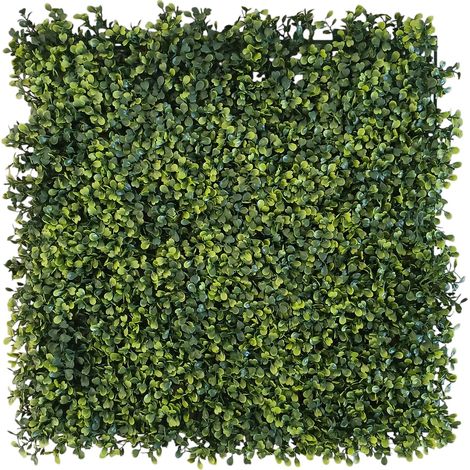 SIEPE ARTIFICIALE BOXWOOD 50X50CM VERDE FISSA