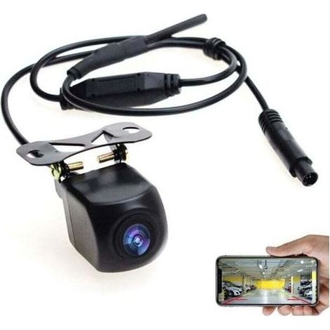 PA WiFi caméra de recul caméra de recul Vue arrière 12V Mini Corps étanche tachygraphe pour iPhone et Android (1/5)