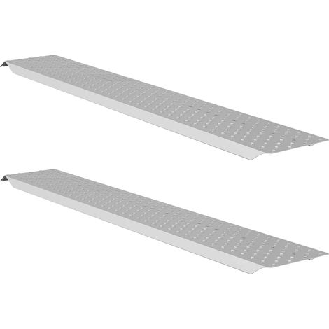 Rampe de chargement 200 kg Argent 159 x 23 x 5 cm