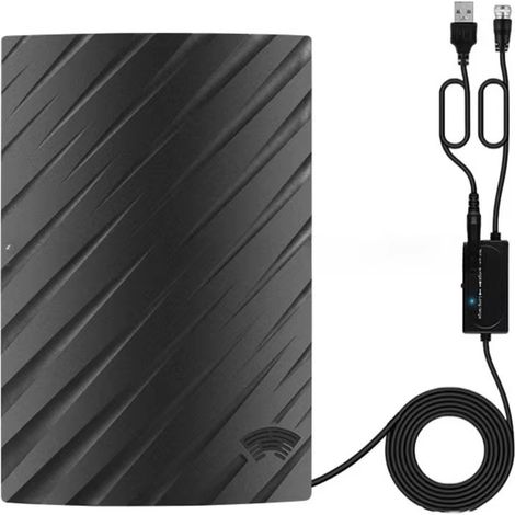 380 Meilen Zimmerantenne pour Fernseher, digitale HD-TV-Antenne, 4K-TV-Antenne, Signal verstärkt (1/5)