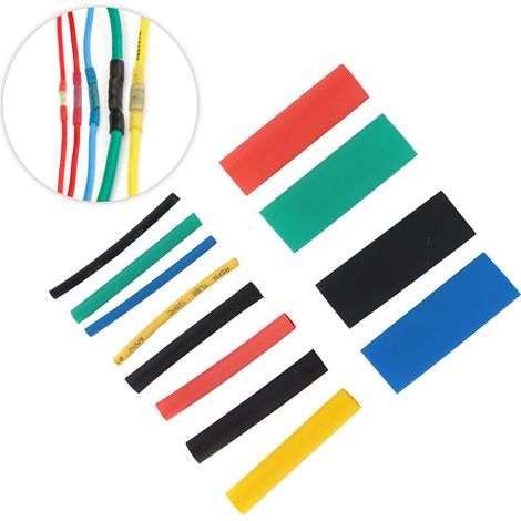 Set mit 530 farbigen Schrumpfschläuchen (1/5)