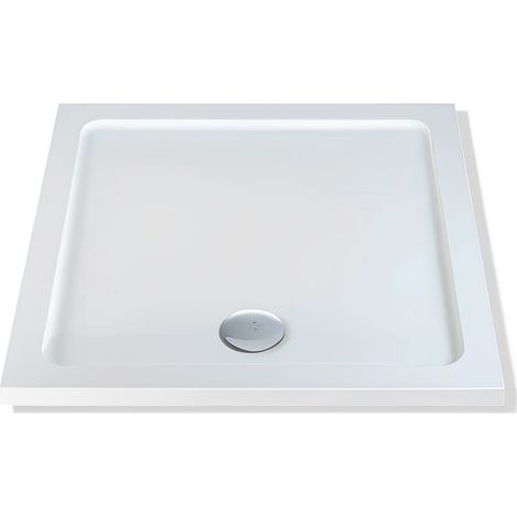 MX Elements Square Shower Tray 760mm x 760mm (inc Waste) (1/5)