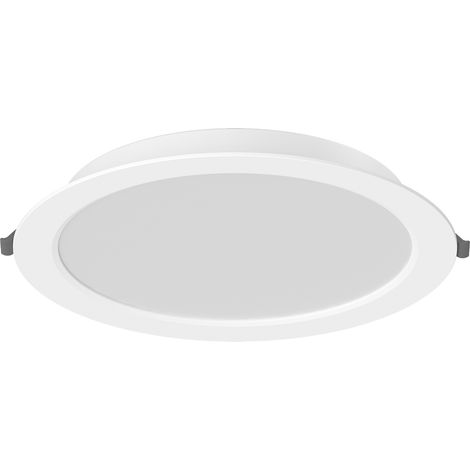 Mexen LDRR panneau de plafond encastré downlight LED diamètre 22 cm, 18W, Froid - 6500K, 1980 lm, blanc - L210-022-1865-20 (1/5)