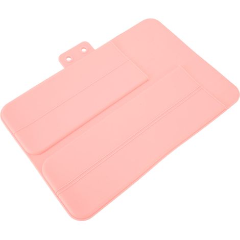 Tapis de transport en silicone résistant à la chaleur pour fer à friser, pochette de rangement portable pour lisseur et fer à friser. (1/5)