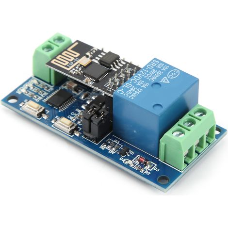 Module relais WiFi unidirectionnel pour application mobile Android, interrupteur de commande à distance sans fil 12 V ESP8266 (1/5)
